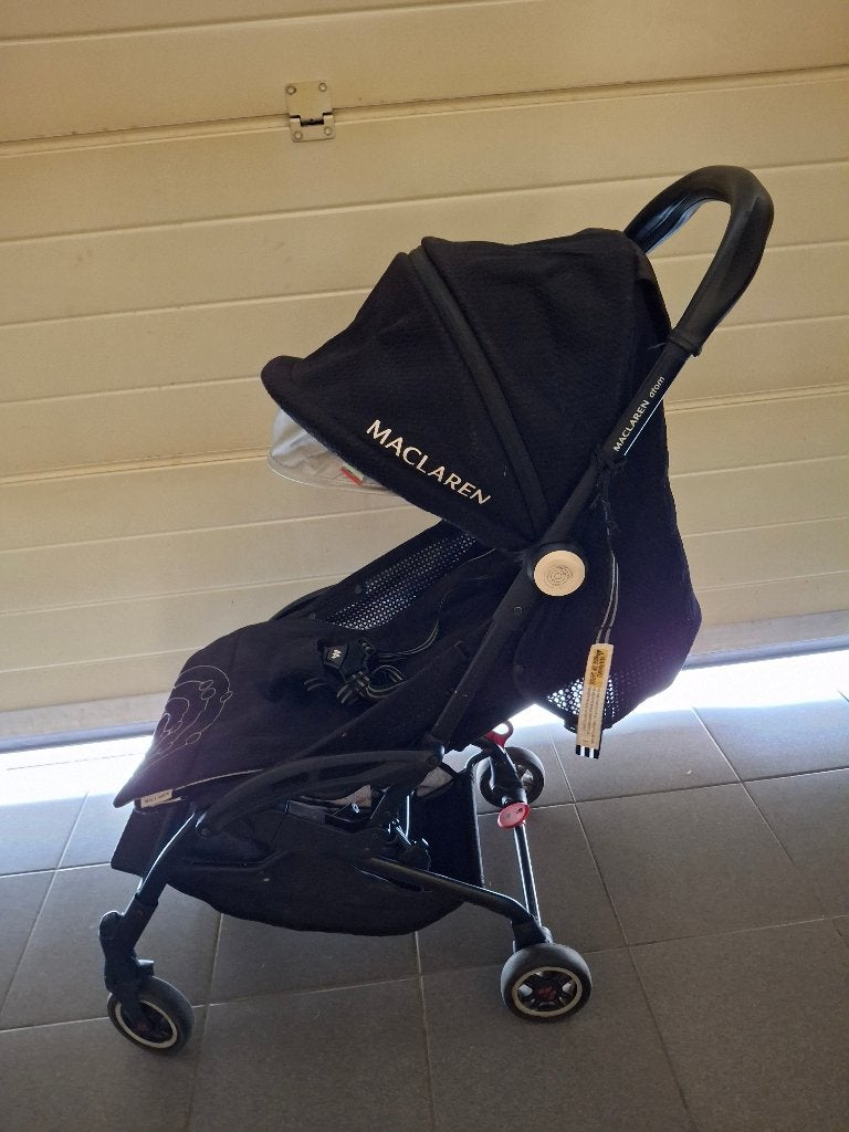 Maclaren Atom kinderwagen, Kinderen en Baby's, Ophalen, Gebruikt, Maclaren, Regenhoes