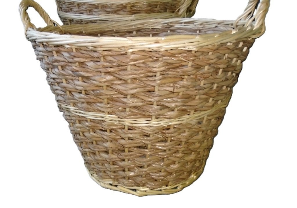 MAND WASMAND AARDAPPELMAND OPBERGMAND RIET GROOT Nieuw, Huis en Inrichting, Woonaccessoires | Schalen en Manden, Mand, Rond, Nieuw
