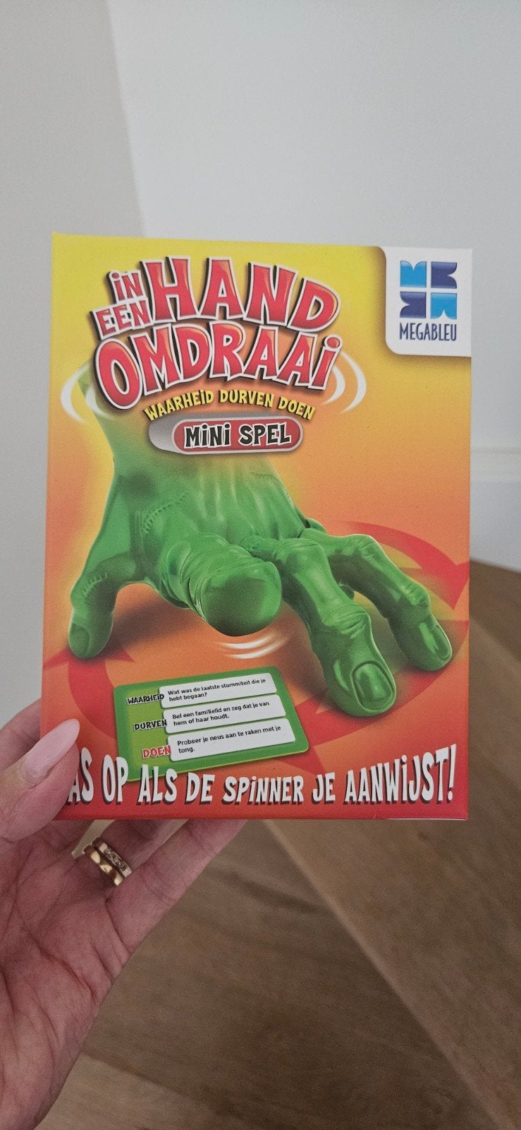 In een Hand omdraai, Enlèvement
