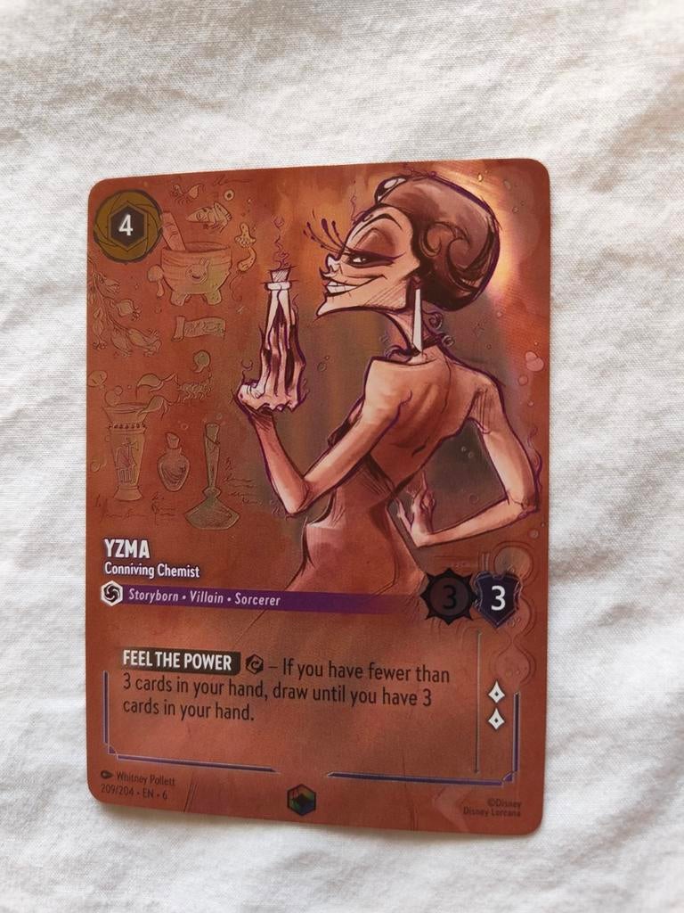 Disney Lorcana TCG : Yzma, chimiste complice et enchantée, Enlèvement ou Envoi