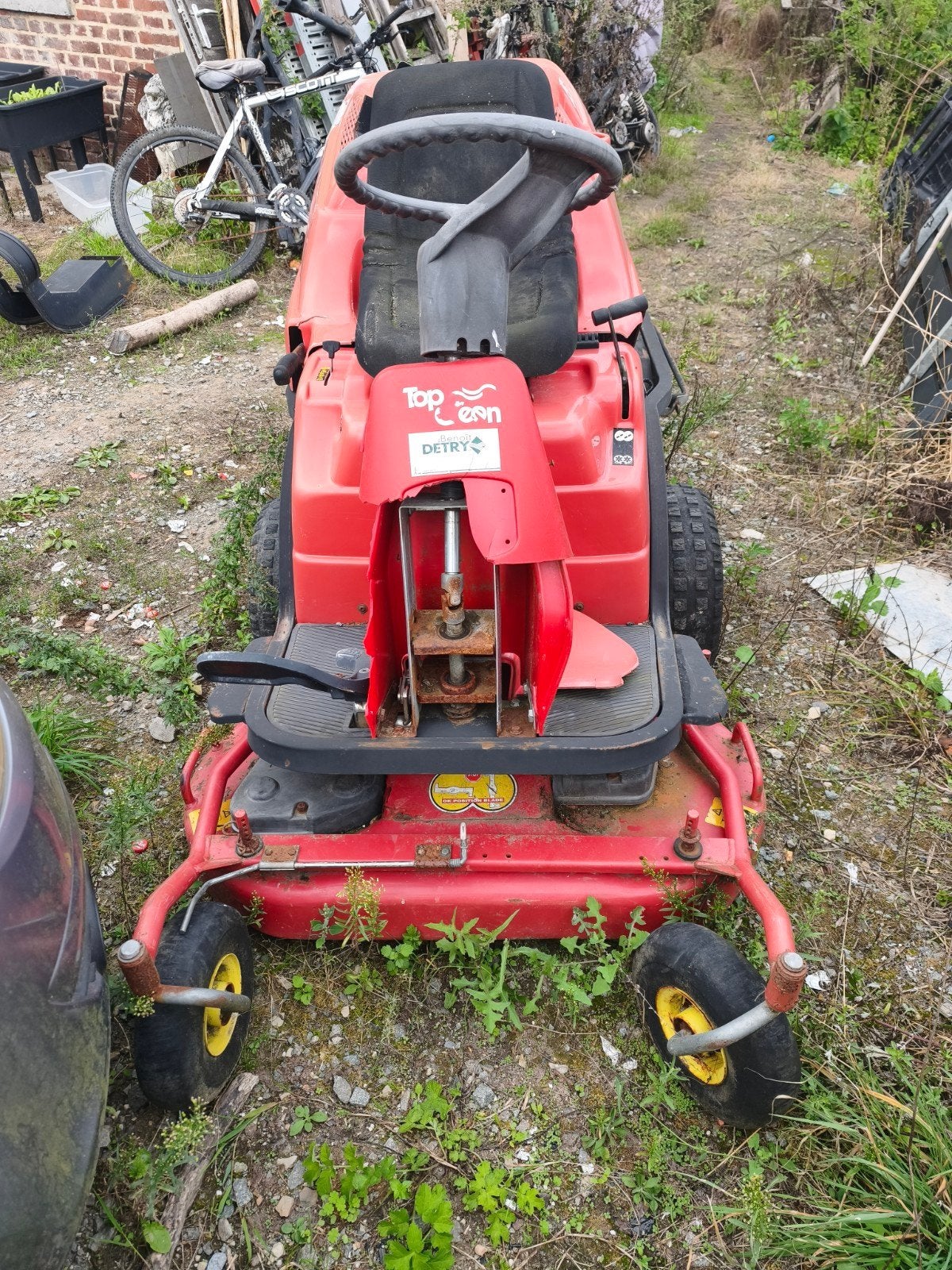 tracteur tondeuse frontale, Jardin & Terrasse, Enlèvement, Utilisé, Démarrage électrique, 90 à 120 cm
