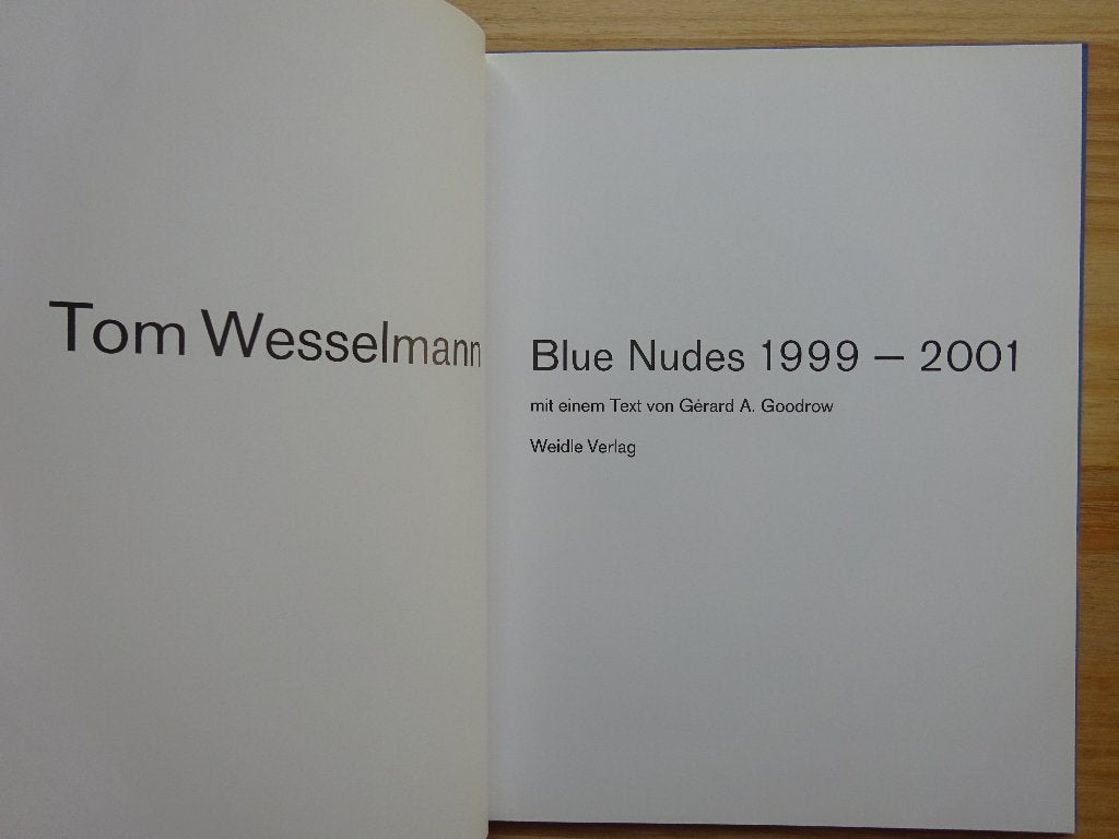 Tom Wesslemann, Blue Nudes 1999-2001, Köln, Ophalen of Verzenden, Zo goed als nieuw, Schilder- en Tekenkunst