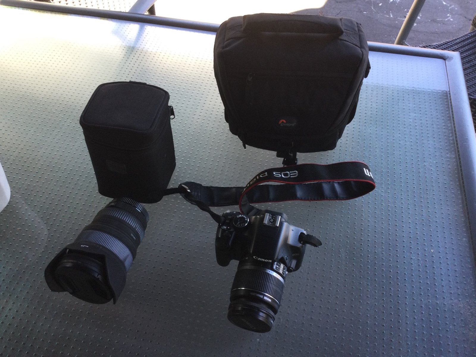 Canon camera plus lens, Ophalen, Zo goed als nieuw, Canon