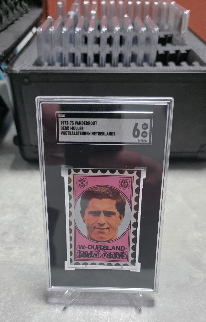 NO Panini+Gerd Müller+SGC 6+VANDERHOUT+Voetbalsterren, Collections, Enlèvement ou Envoi, Comme neuf, Affiche, Image ou Autocollant