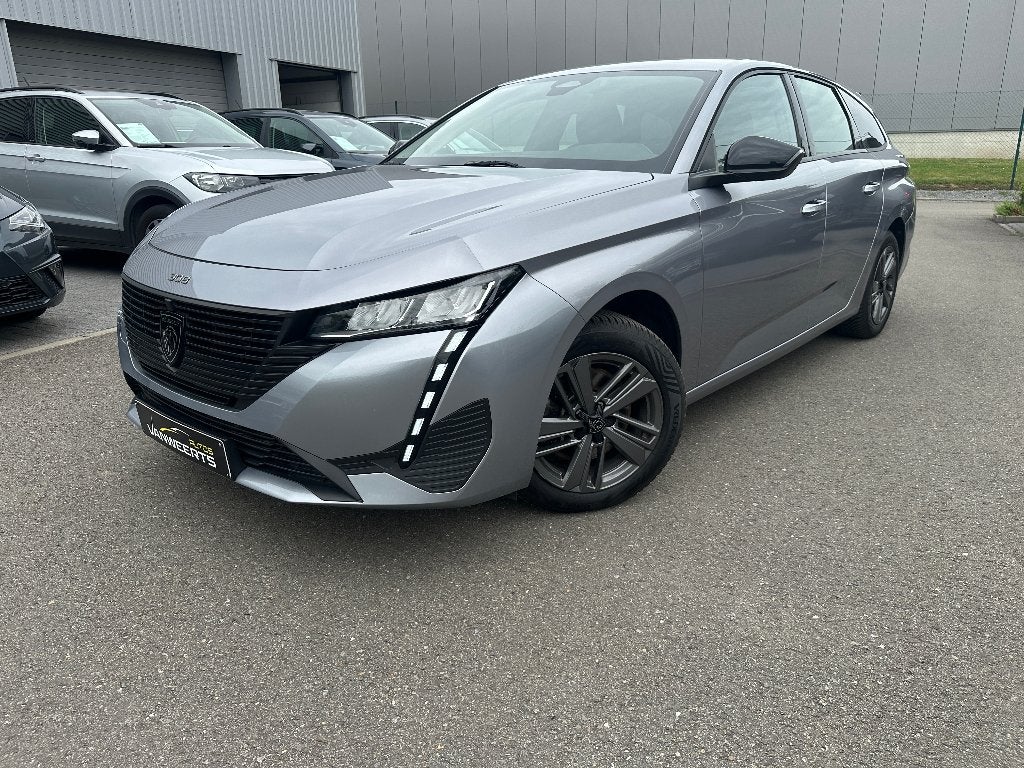 Peugeot 308 break, benzine, 130 pk, CARPLAY-ANDROID, 1385 kg, Argent ou Gris, Achat, Euro 6