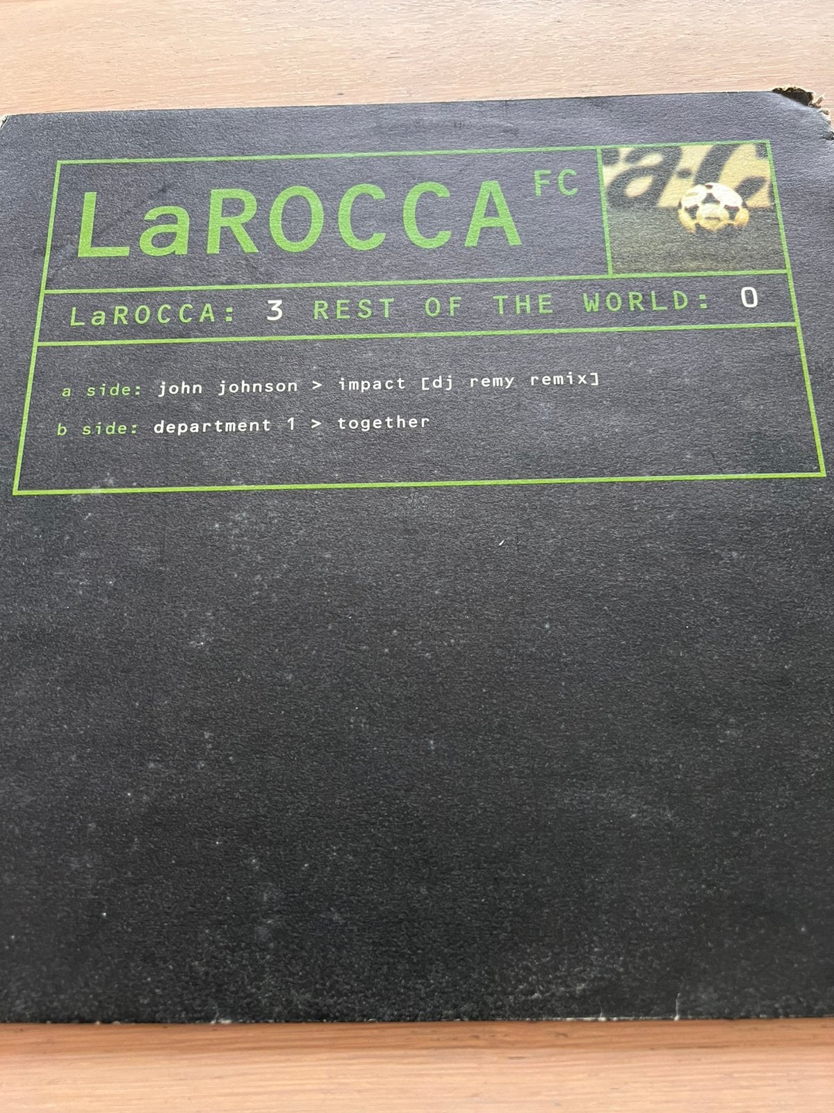 John johnson - LaRocca FC Part 3, Cd's en Dvd's, Vinyl | Dance en House, Ophalen of Verzenden, Zo goed als nieuw