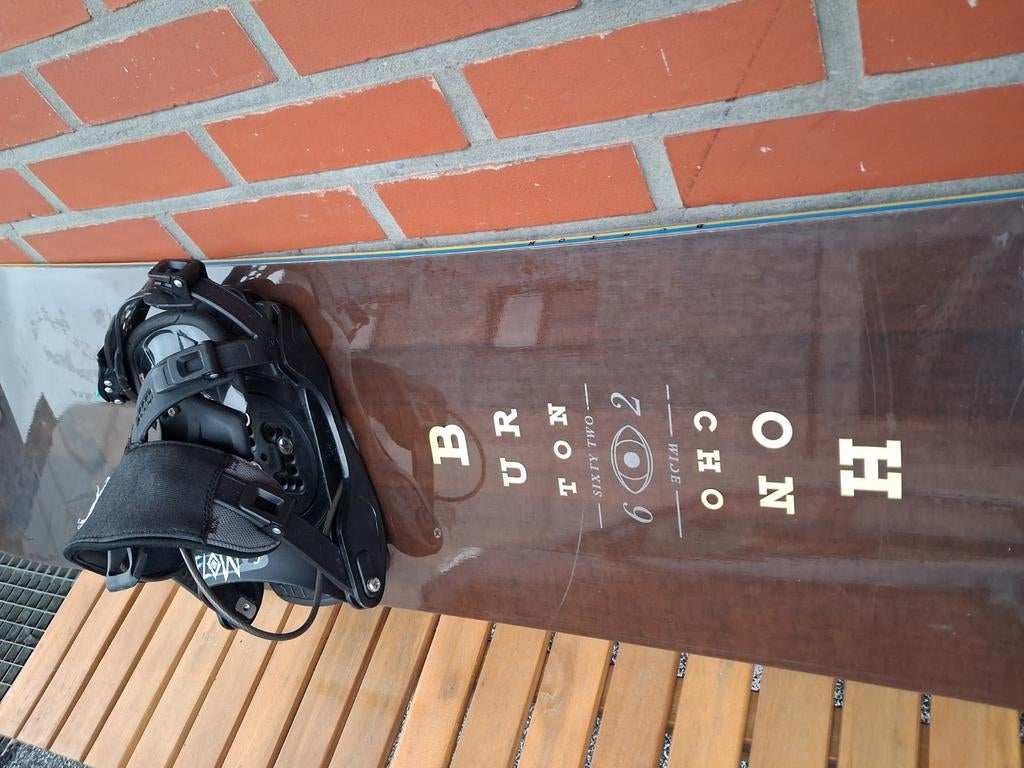 Snowboard BURTON HONCHO 62
+ Binders FLOW XL, Ophalen