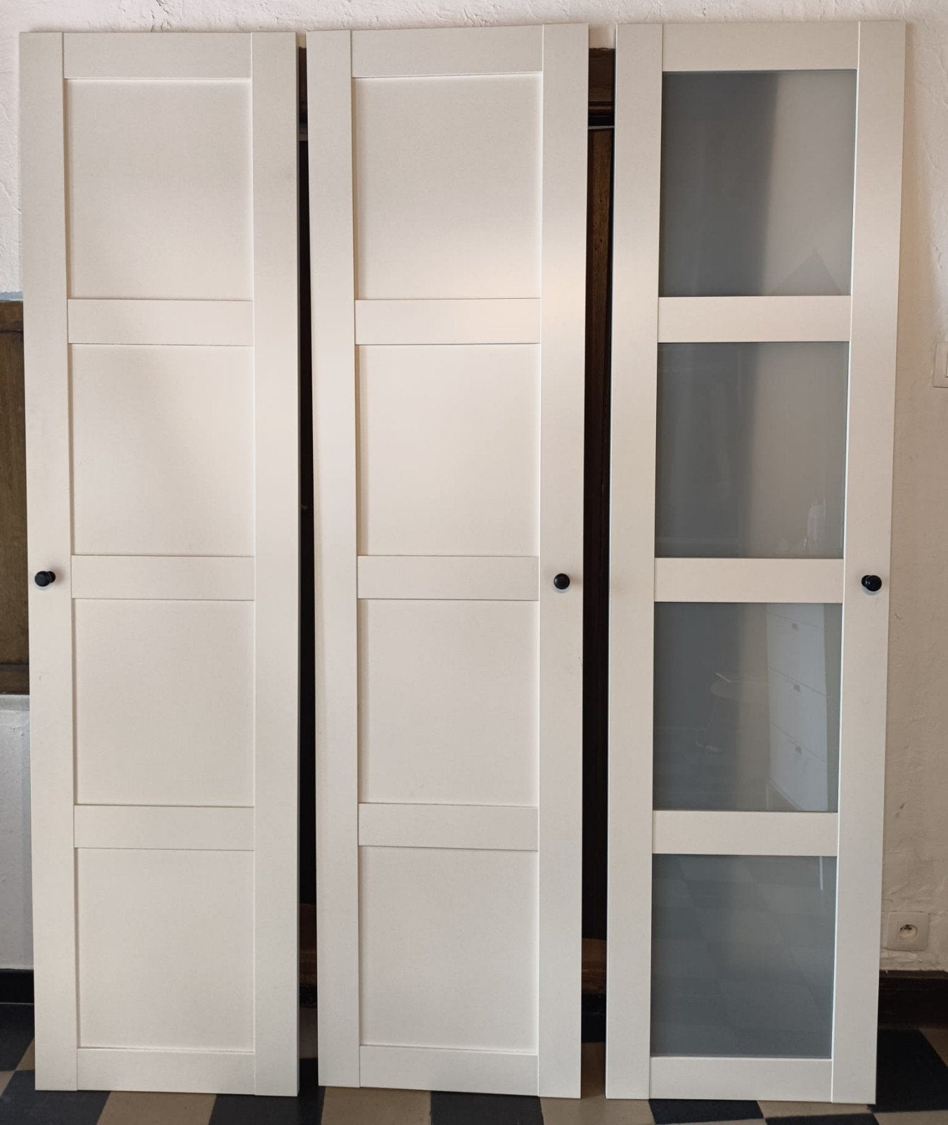lot de 3 portes ikea, Enlèvement, Utilisé