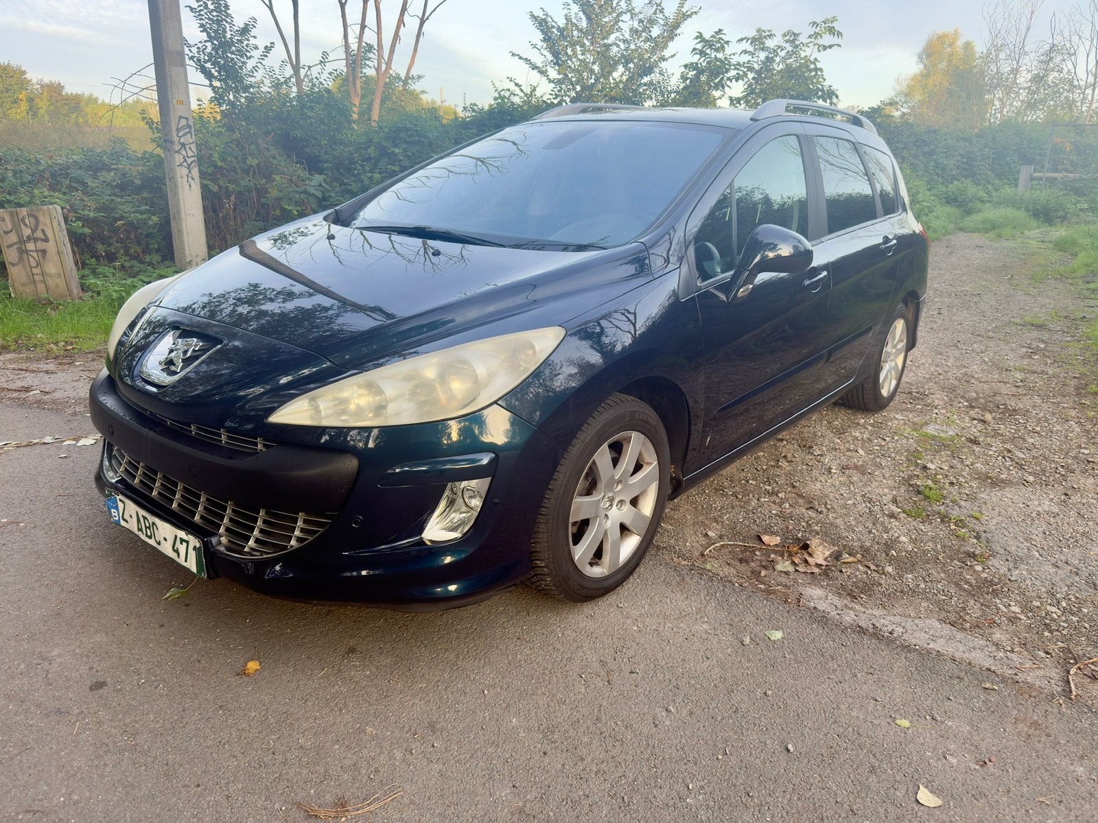 Peugoet 308 1.6 benzine automaat 162.dkm gekeurd vor verkoop, Auto's, Dealer onderhouden, 4 cilinders, Bruin, Leder en Stof