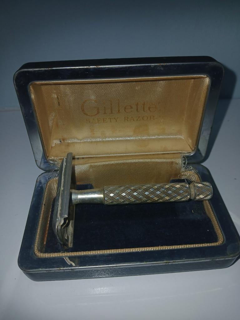 Vintage Gillette richwood, Antiek en Kunst, Ophalen
