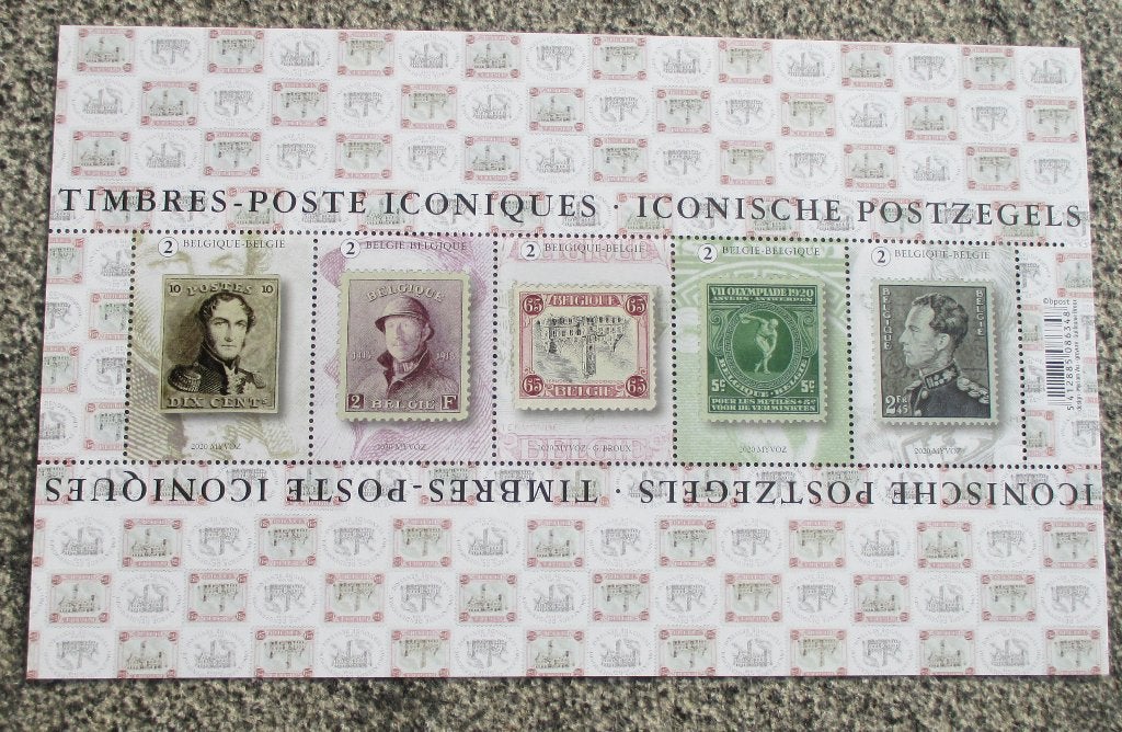 1 blok BL285 iconische postzegels, Frankeerzegel, Ophalen of Verzenden, Zonder stempel, Postfris
