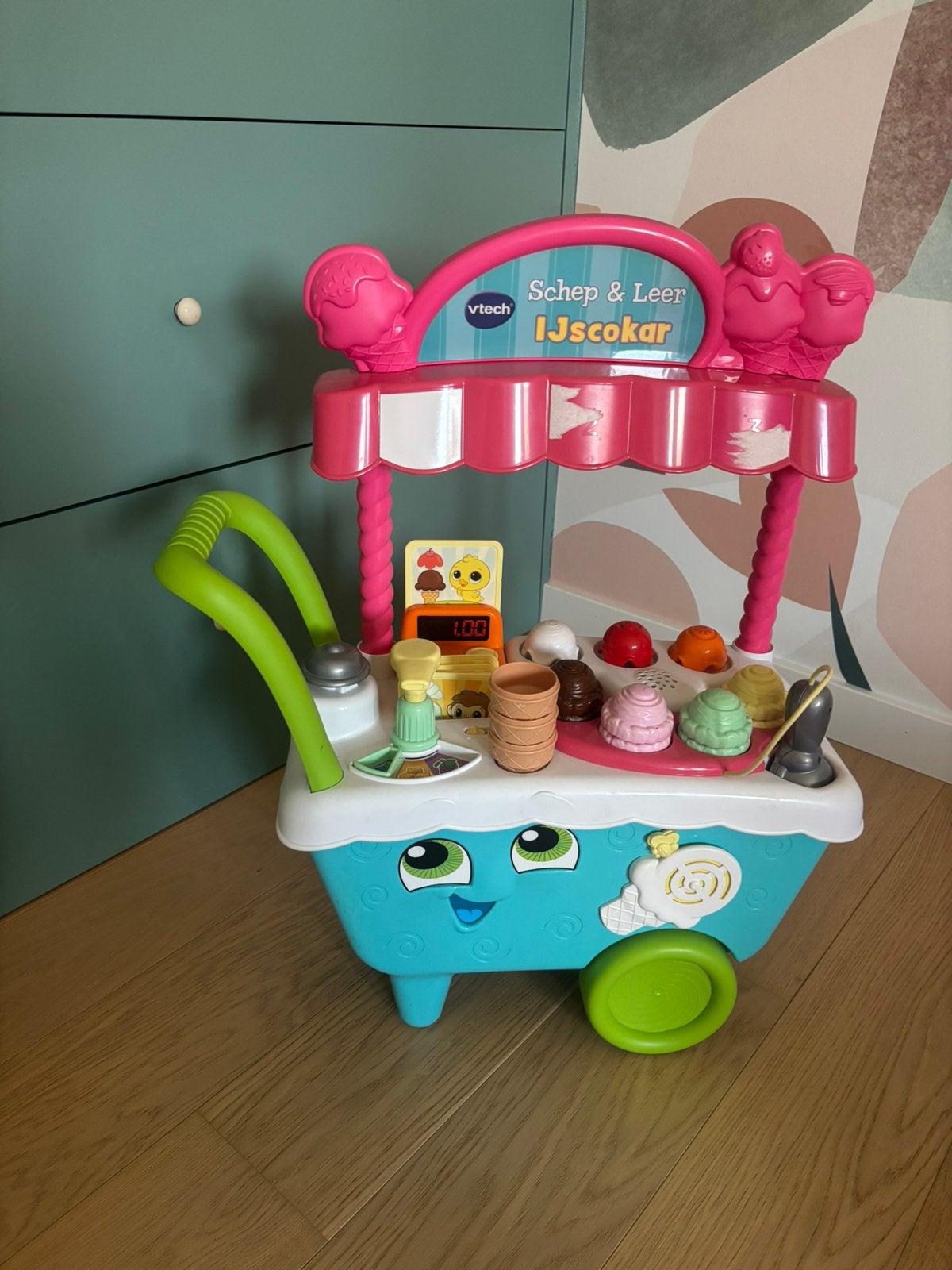 Ijscokar V-tech, Kinderen en Baby's, Speelgoed | Vtech, Ophalen, Zo goed als nieuw