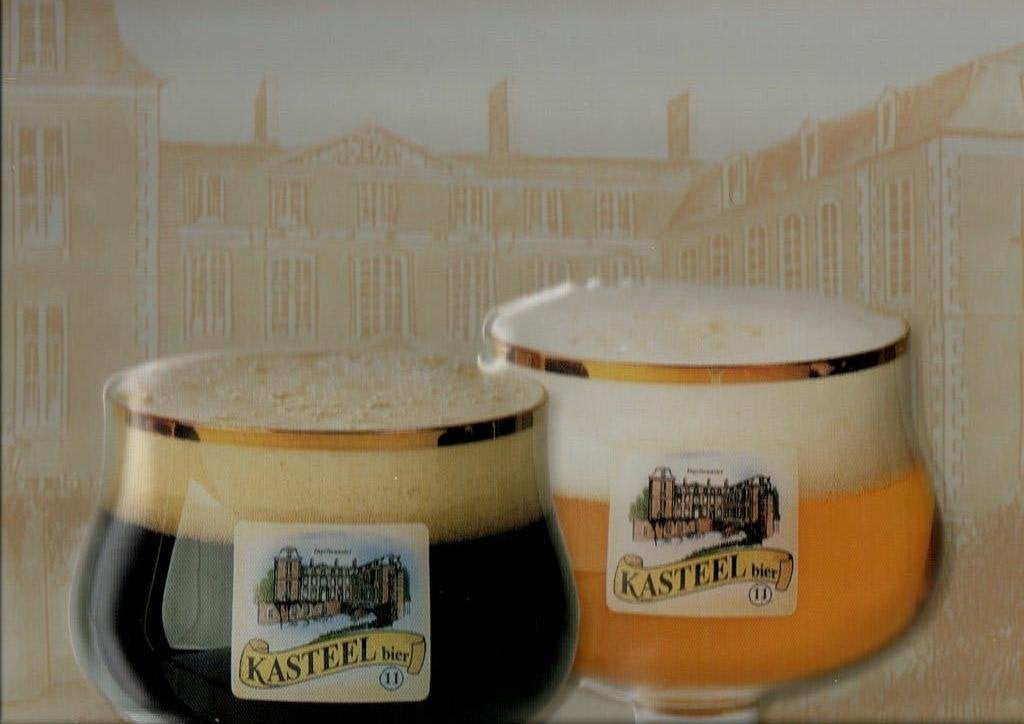 KASTEELBIER METAAL RECLAMEBORD, Verzenden, Nieuw, Reclamebord, Plaat of Schild