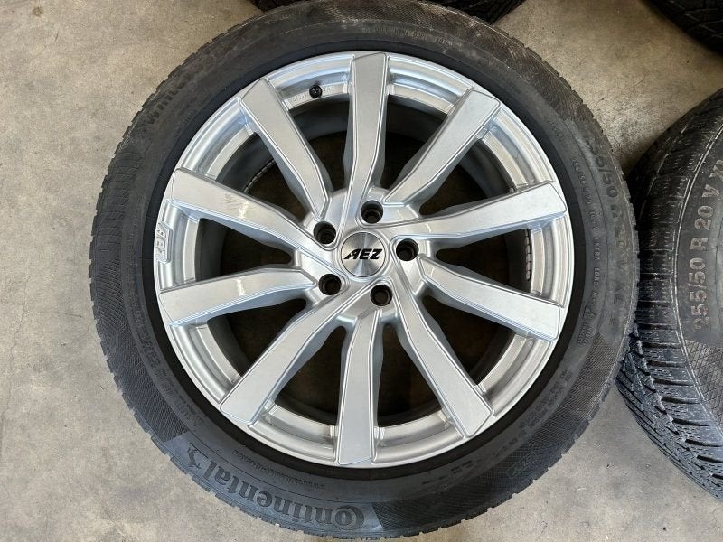20 inch AEZ velgen + winterbanden Range Rover Sport, Autos : Pièces & Accessoires, Pneus et Jantes, Pneus hiver, 255 mm, -