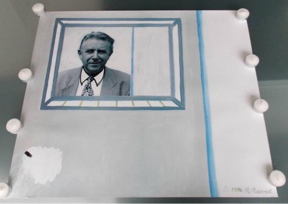 Litho Roger Raveel, Antiek en Kunst, Abstract, Zeefdruk, Ophalen of Verzenden, Genummerd