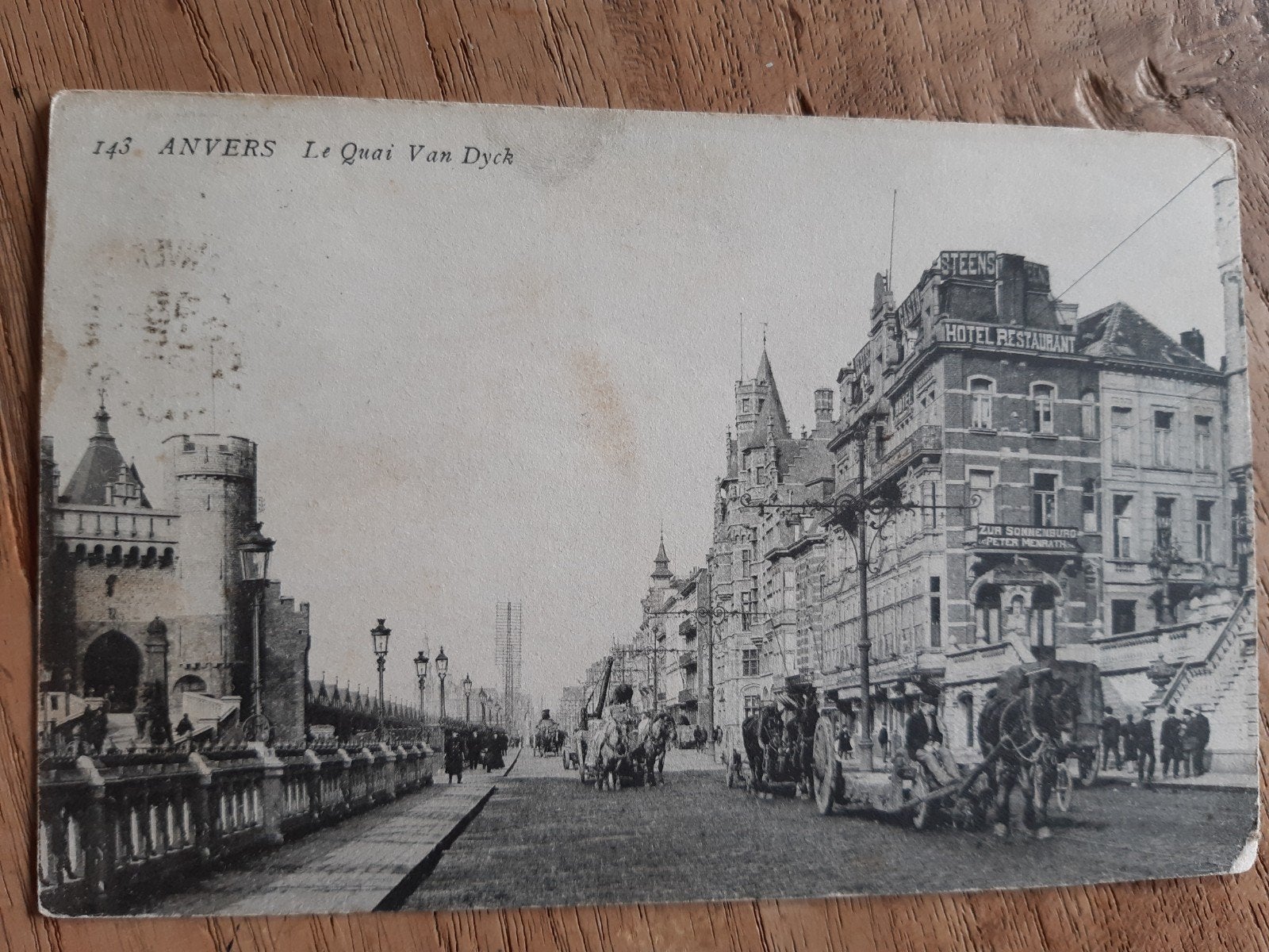 ANTWERPEN ANVERS QUAI VAN DYCK KAAI TOP!, Ophalen of Verzenden, Antwerpen