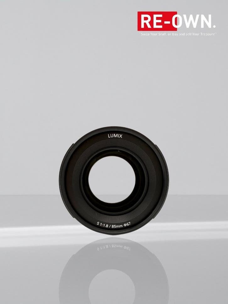 Panasonic Lumix S 85mm F/1.8 | L-Mount | Nieuwstaat | Doos, 85 mm, L-mount, ., Lensdoppen