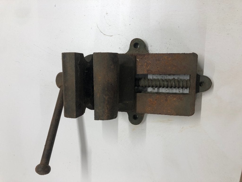 bankschroef, Ophalen, Gebruikt, Bankschroef