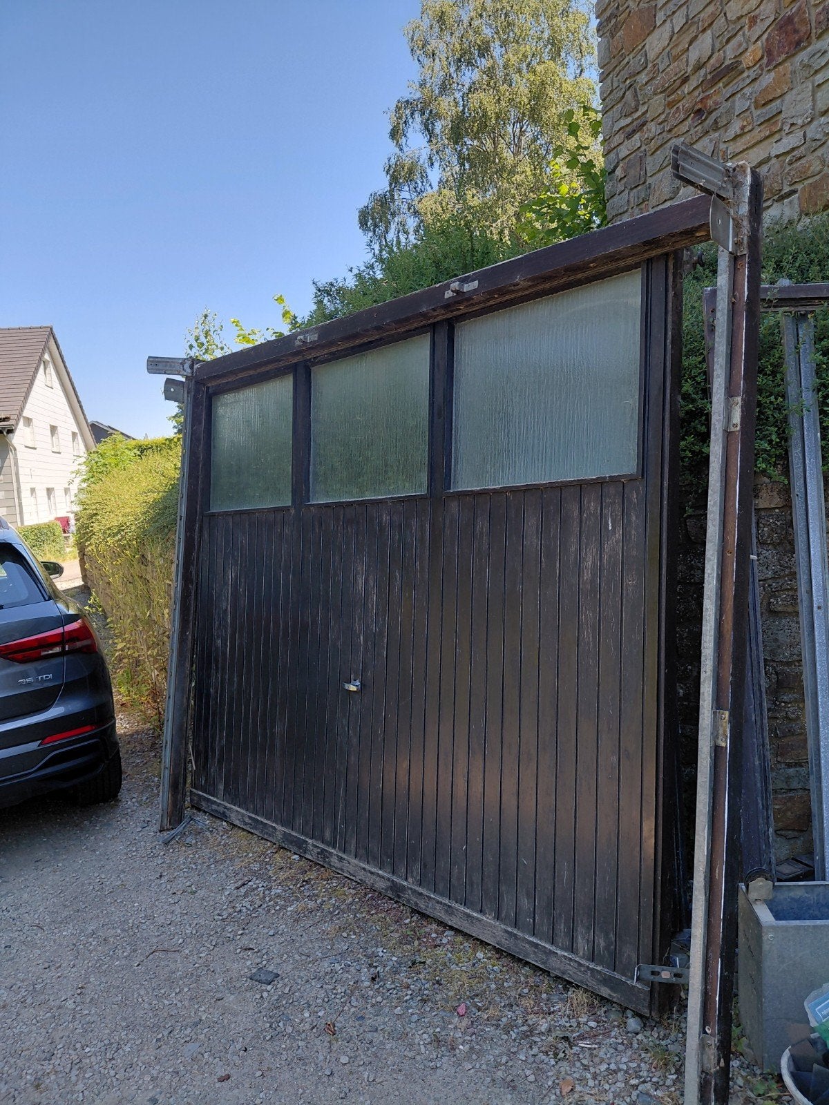 portail en bois massif, Bricolage & Construction, Enlèvement