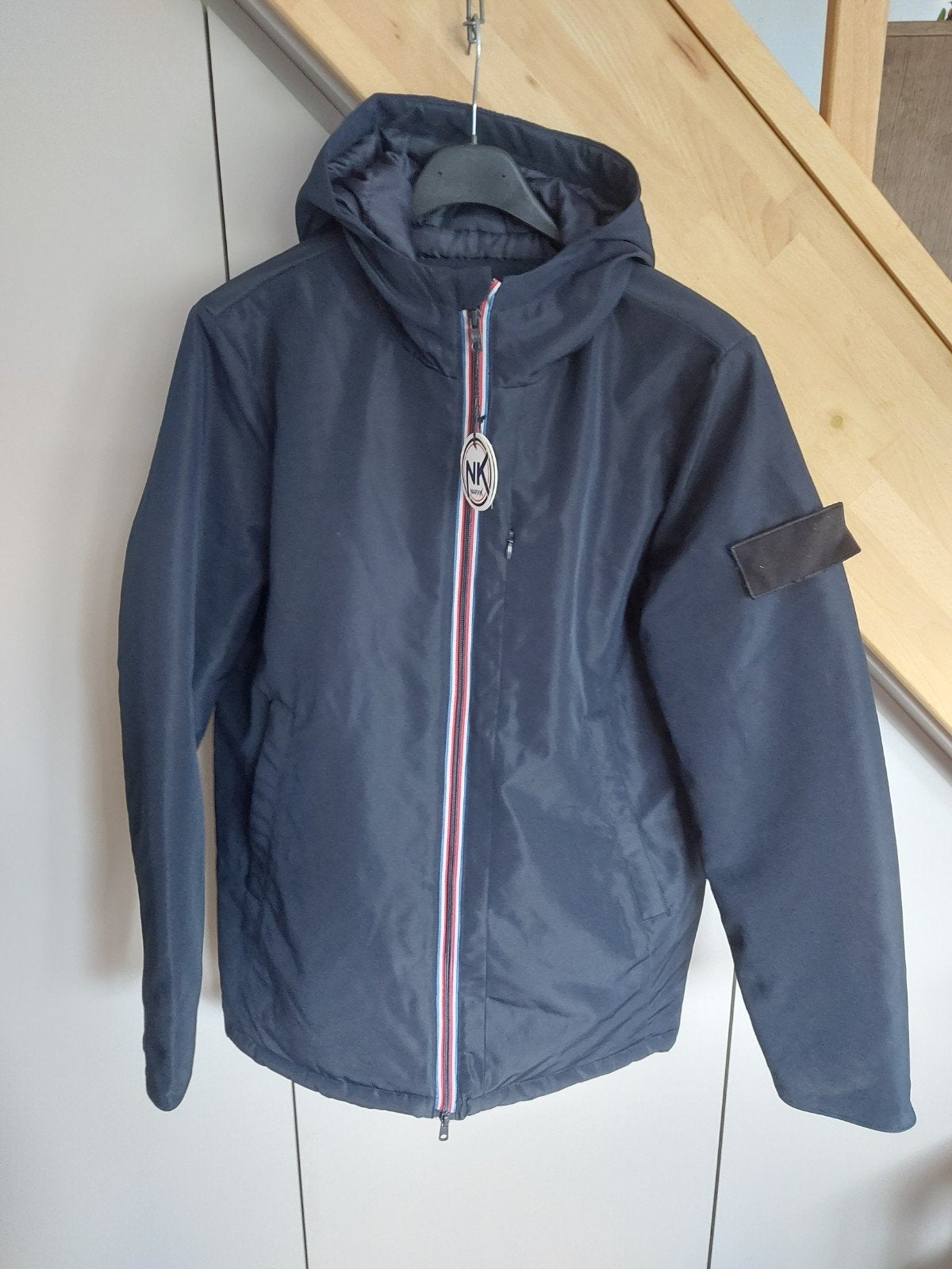 Parka bleu marine S, Vêtements | Hommes, Vestes | Hiver, Enlèvement ou Envoi, Bleu