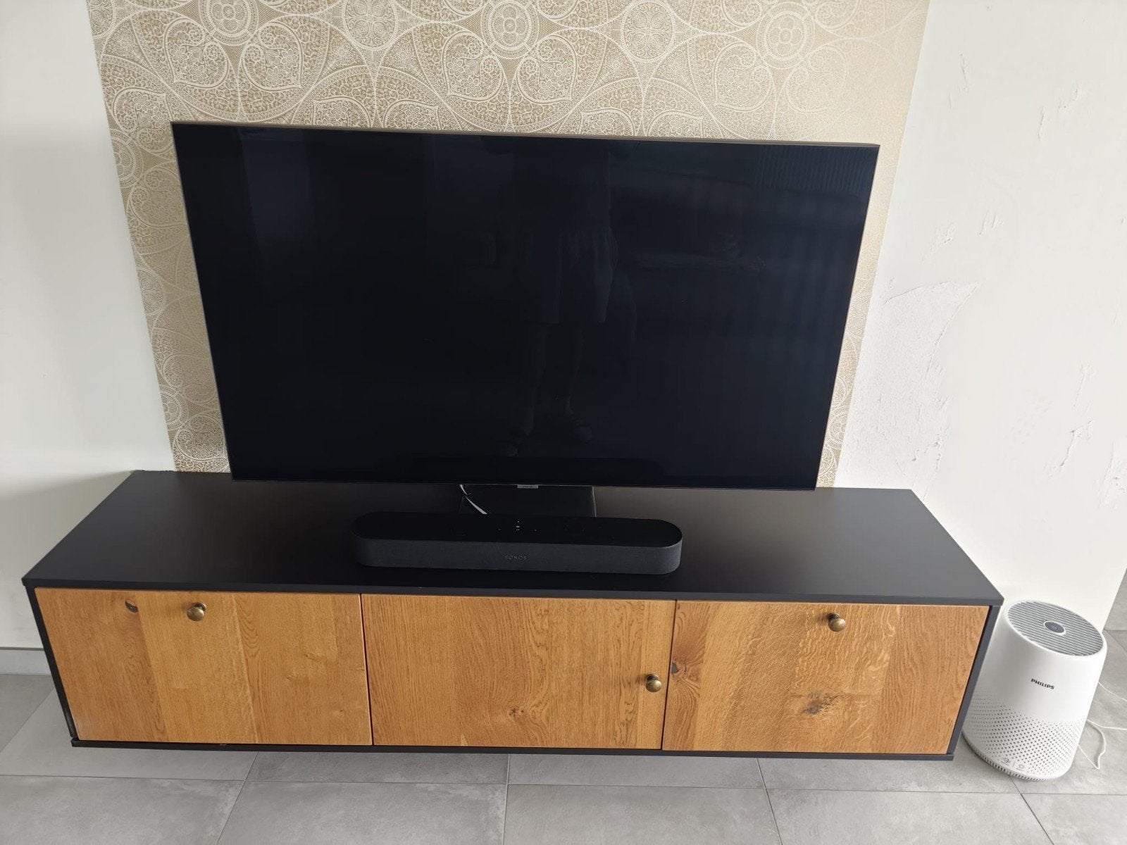 besta tv kast 180*42*38, 25 à 50 cm, Moins de 100 cm, 150 à 200 cm, Comme neuf