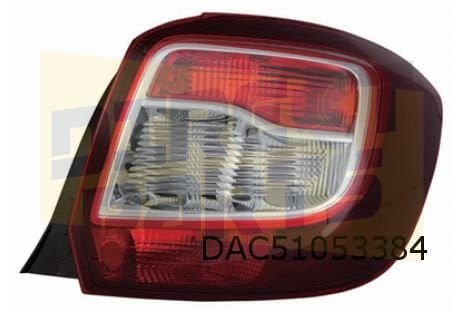 Dacia Sandero Stepway (11/12-12/16) achterlicht Rechts (Smok, -, -, -, Envoi