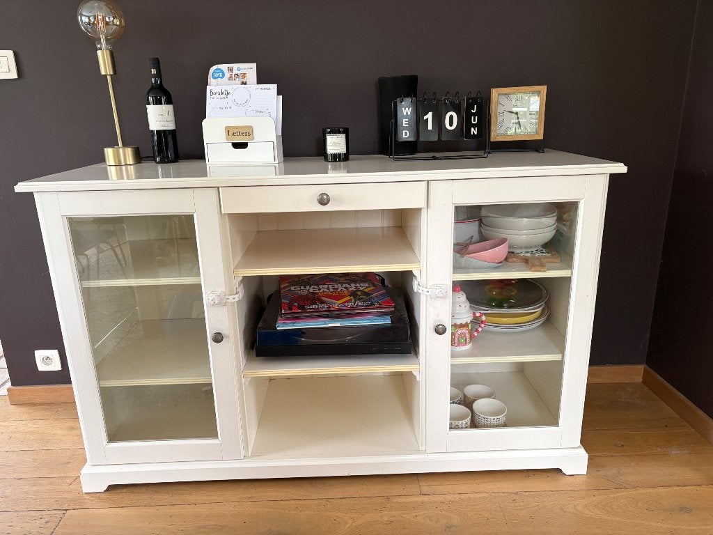 Dressoir + tv-kast, Huis en Inrichting, Kasten | Dressoirs, Ophalen, Gebruikt, 25 tot 50 cm, Met deur(en)