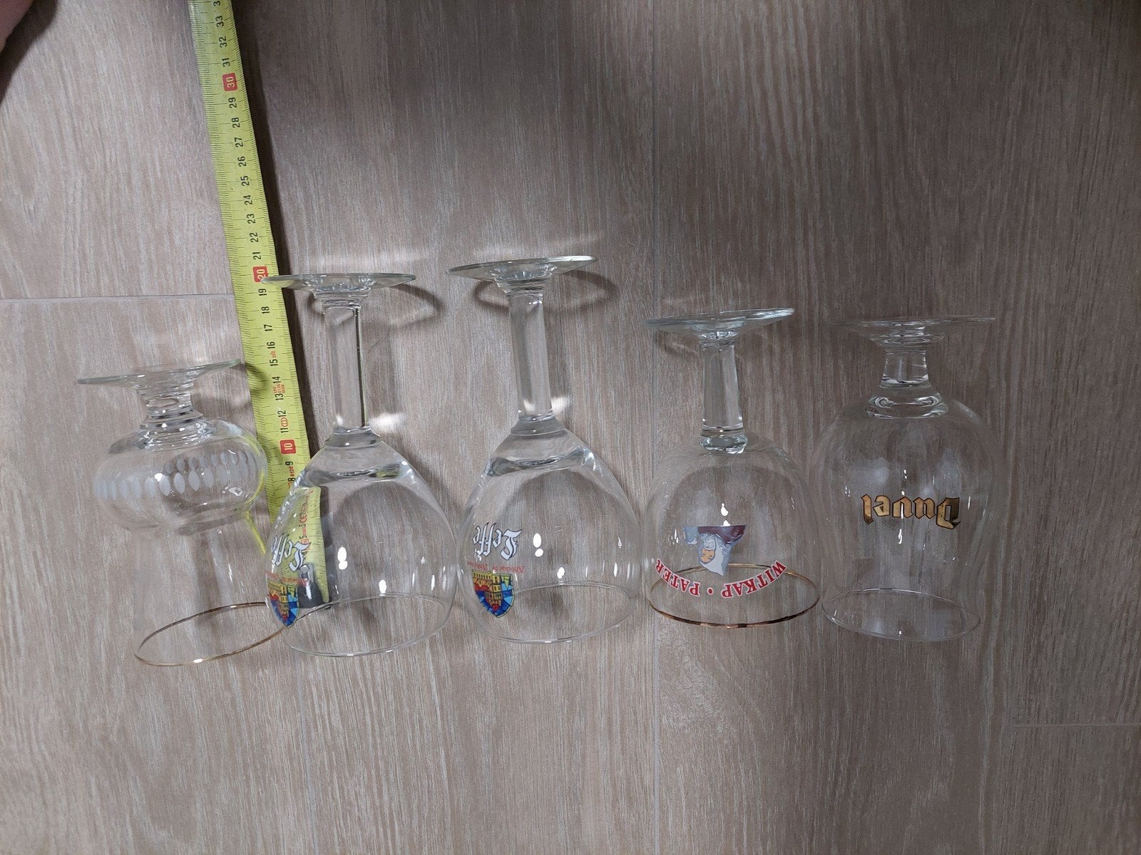 5  verres à bières, Collections, Enlèvement, Neuf, Verre à bière