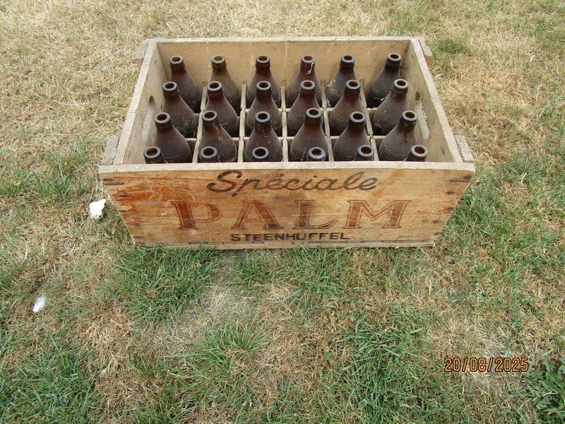 Palm-houten krat, Collections, Marques de bière, Enlèvement, Utilisé, Autres types, Palm