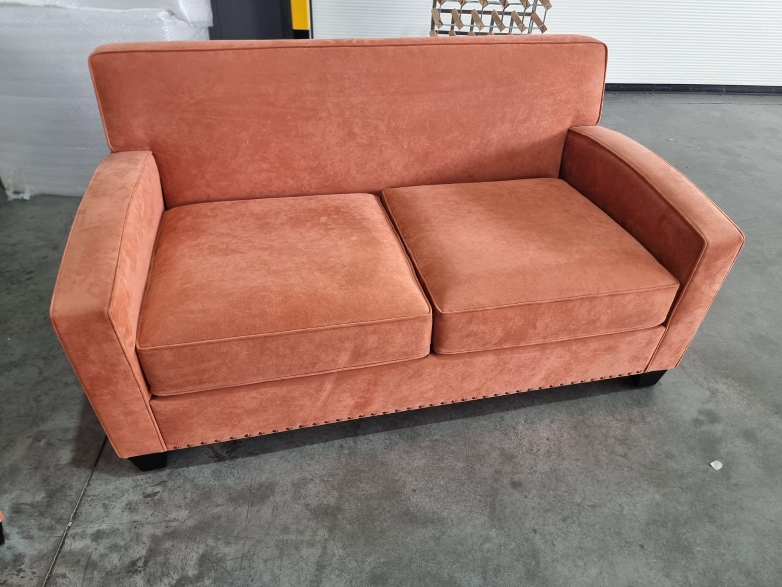 Canapé deux places confortable avec fauteuils assortis, Enlèvement