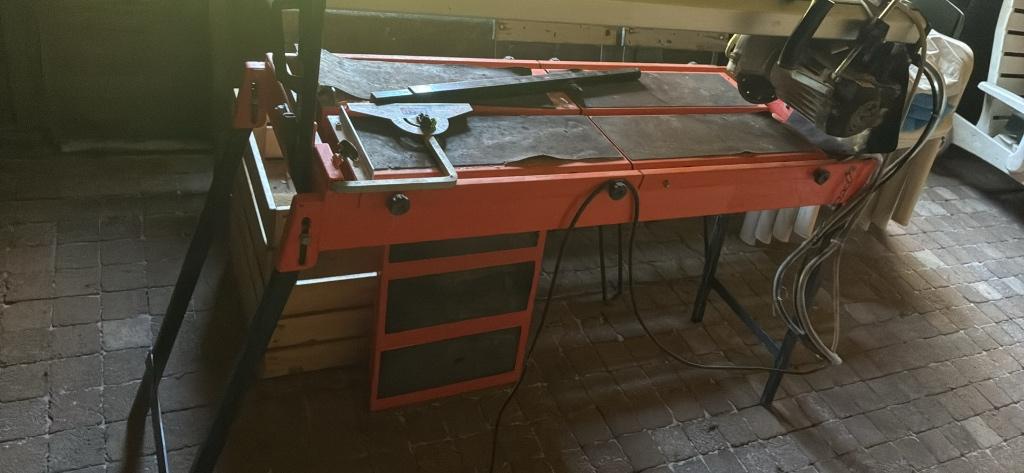 WaterTegelzaag 90cm, Ophalen, Gebruikt, Overige typen