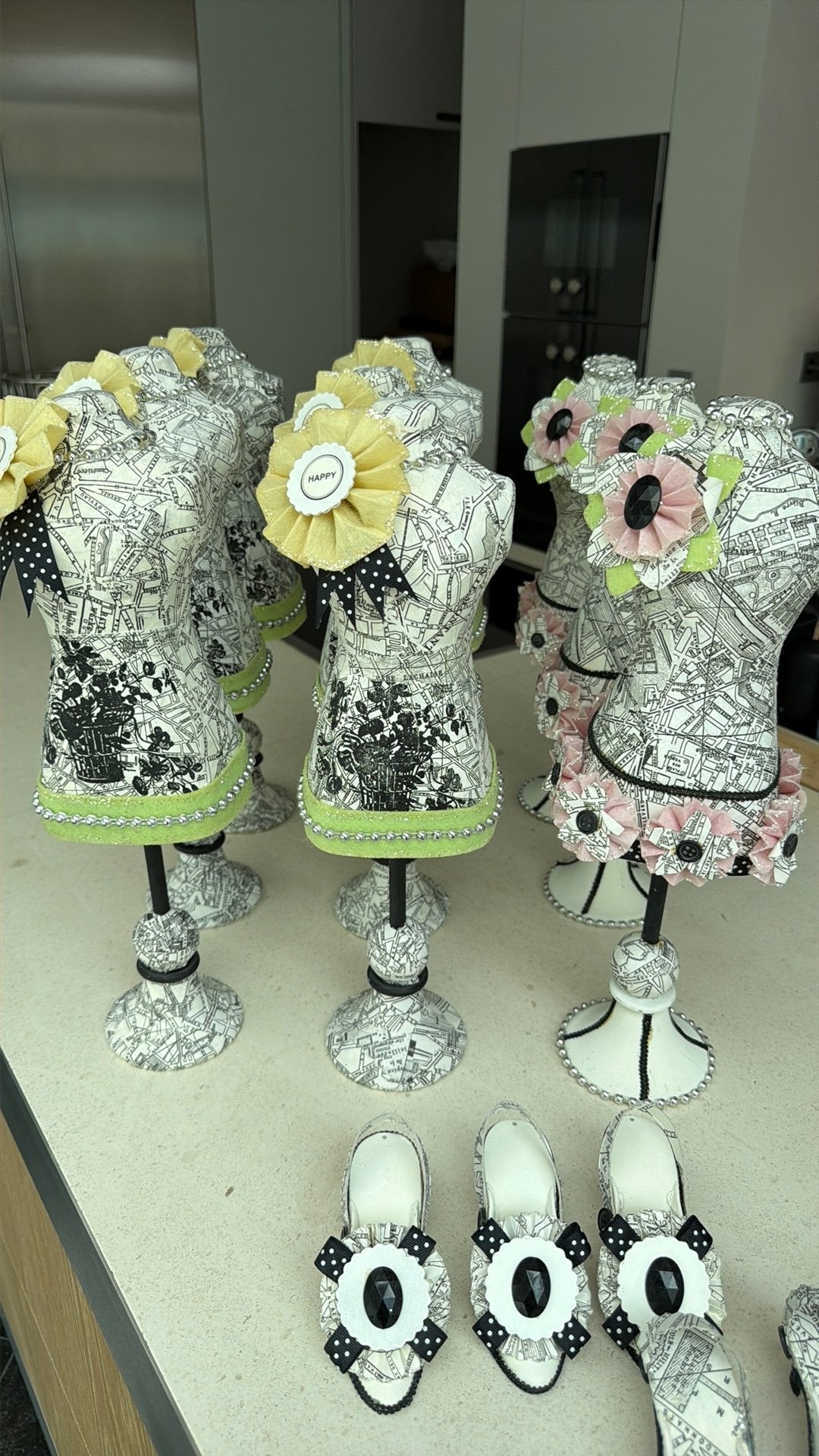 Decoratieve popjes/schoentjes, Ophalen of Verzenden, Gebruikt