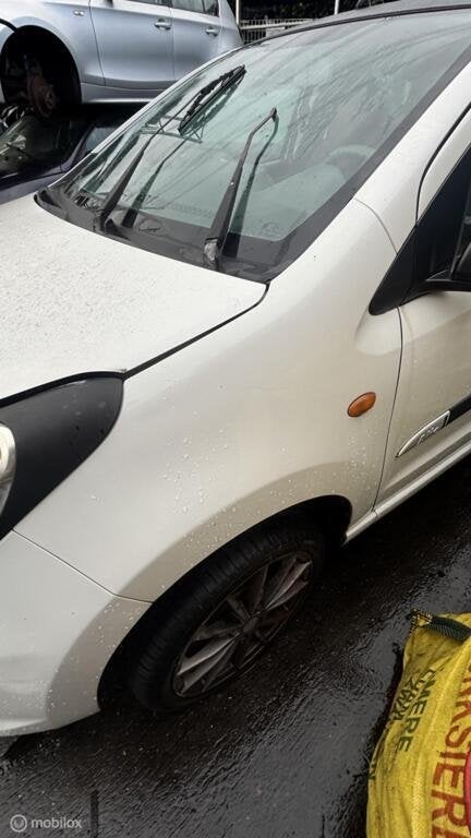 Voorscherm links wit Suzuki Alto V ('09-'15), Ophalen of Verzenden, Suzuki, Gebruikt, Suzuki