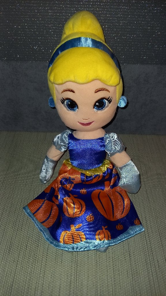 Peluche Cendrillon, Disney, Orange, Comme neuf, Disney