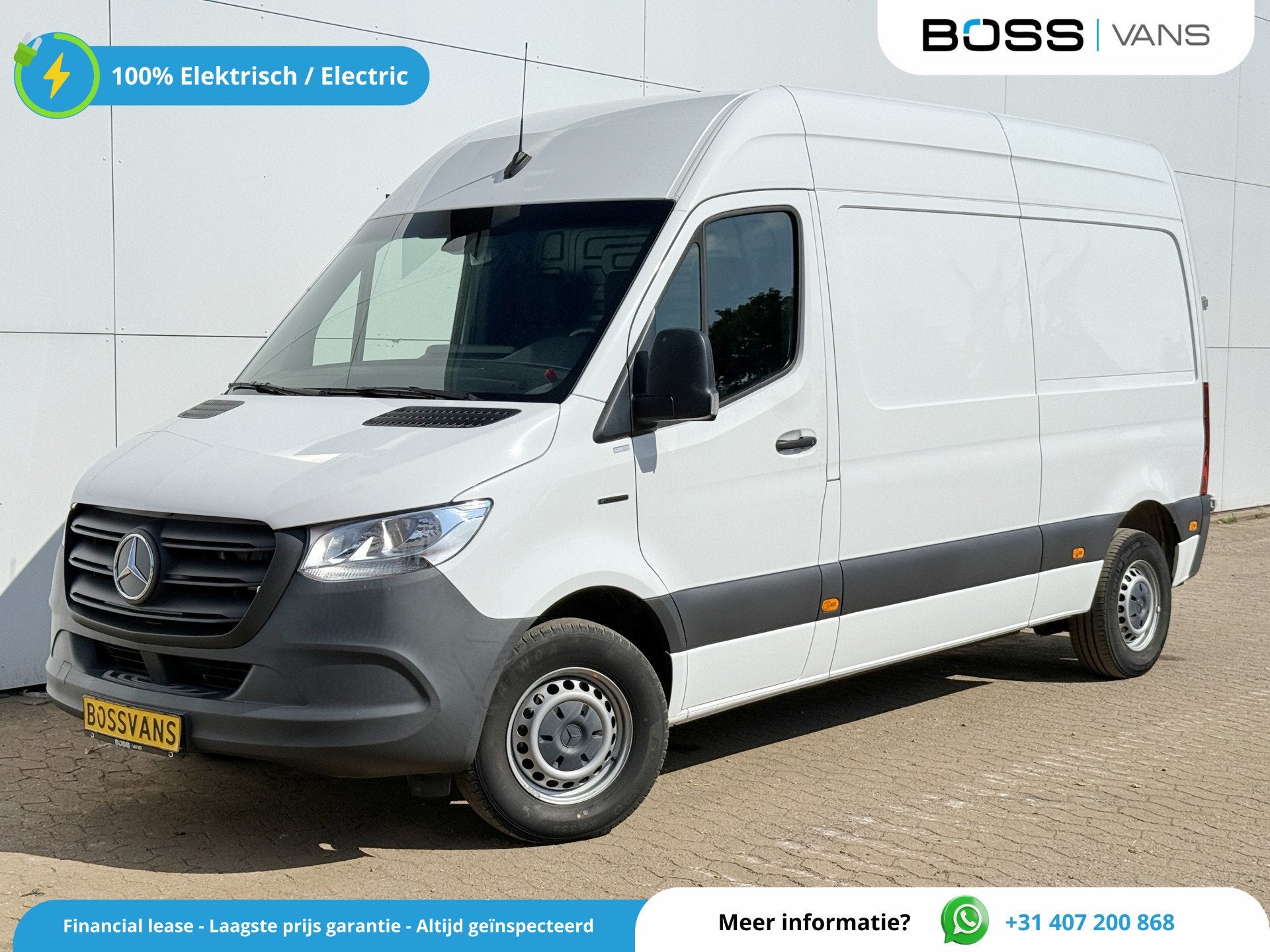 Mercedes-Benz eSprinter 312 55kWh L2H2 Elektrisch 145km WLTP, Achat, 510 min, Entreprise, 116 ch