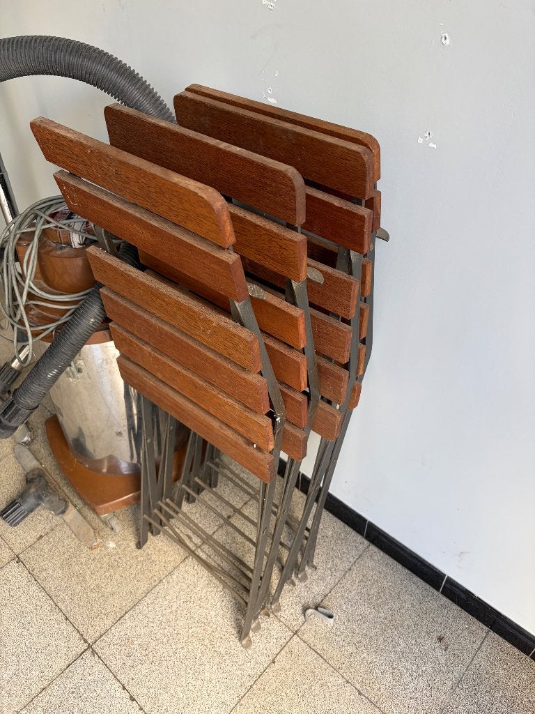 Klapstoelen, Maison & Meubles, Comme neuf, Brun, Enlèvement, Bois