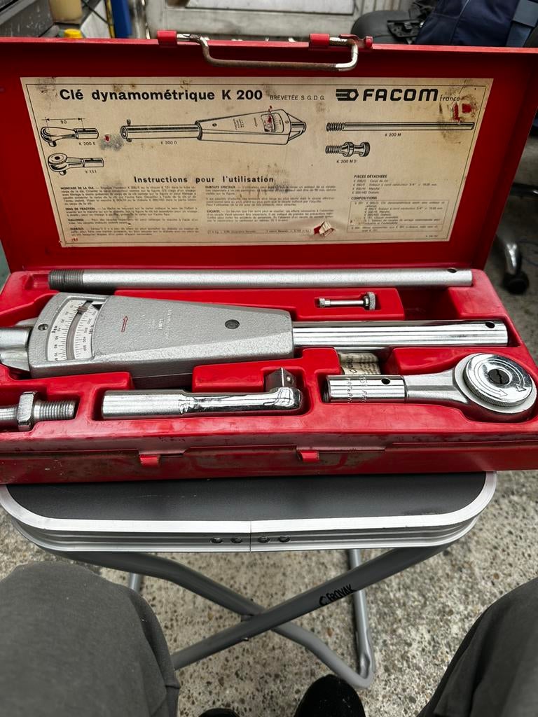 Facom handgereedschap met originele koffer, Ophalen of Verzenden, Gebruikt