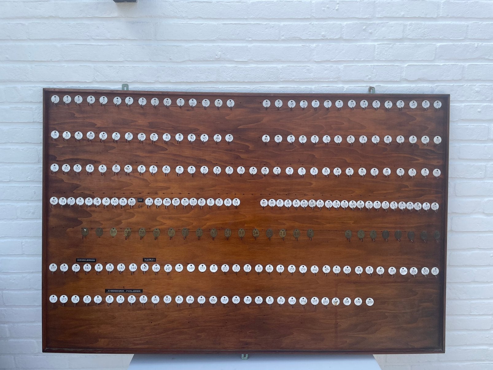 Vintage café-sleutelbord, 85 cm, Vintage, Enlèvement, Utilisé