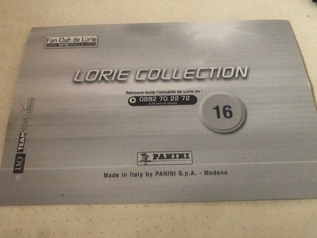 Panini : carte pour album, Enlèvement ou Envoi, Neuf, Autocollants et Photos