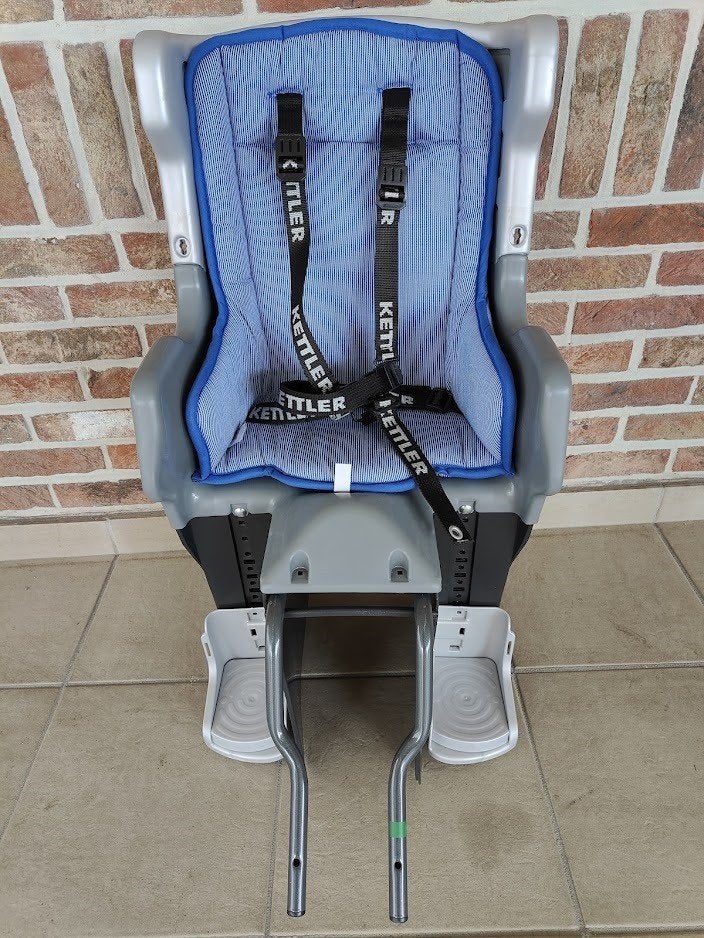NIEUWE KINDERSTOEL KETTLER VOOR ACHTER OP DE FIETS, Repose-pieds, 15 à 25 kg, Enlèvement, Siège arrière