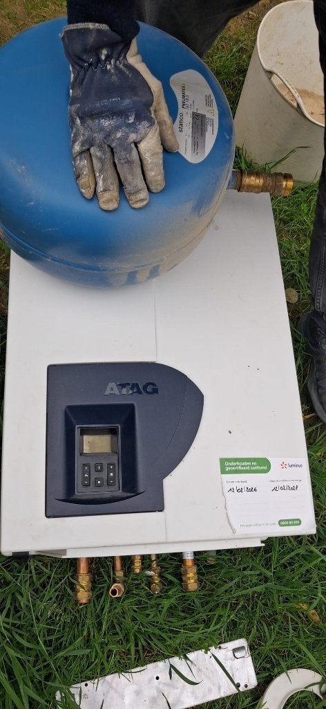 ATAG A285C condensatieketel + expansievat, Ophalen, Gebruikt, Cv-ketel of Combi-ketel
