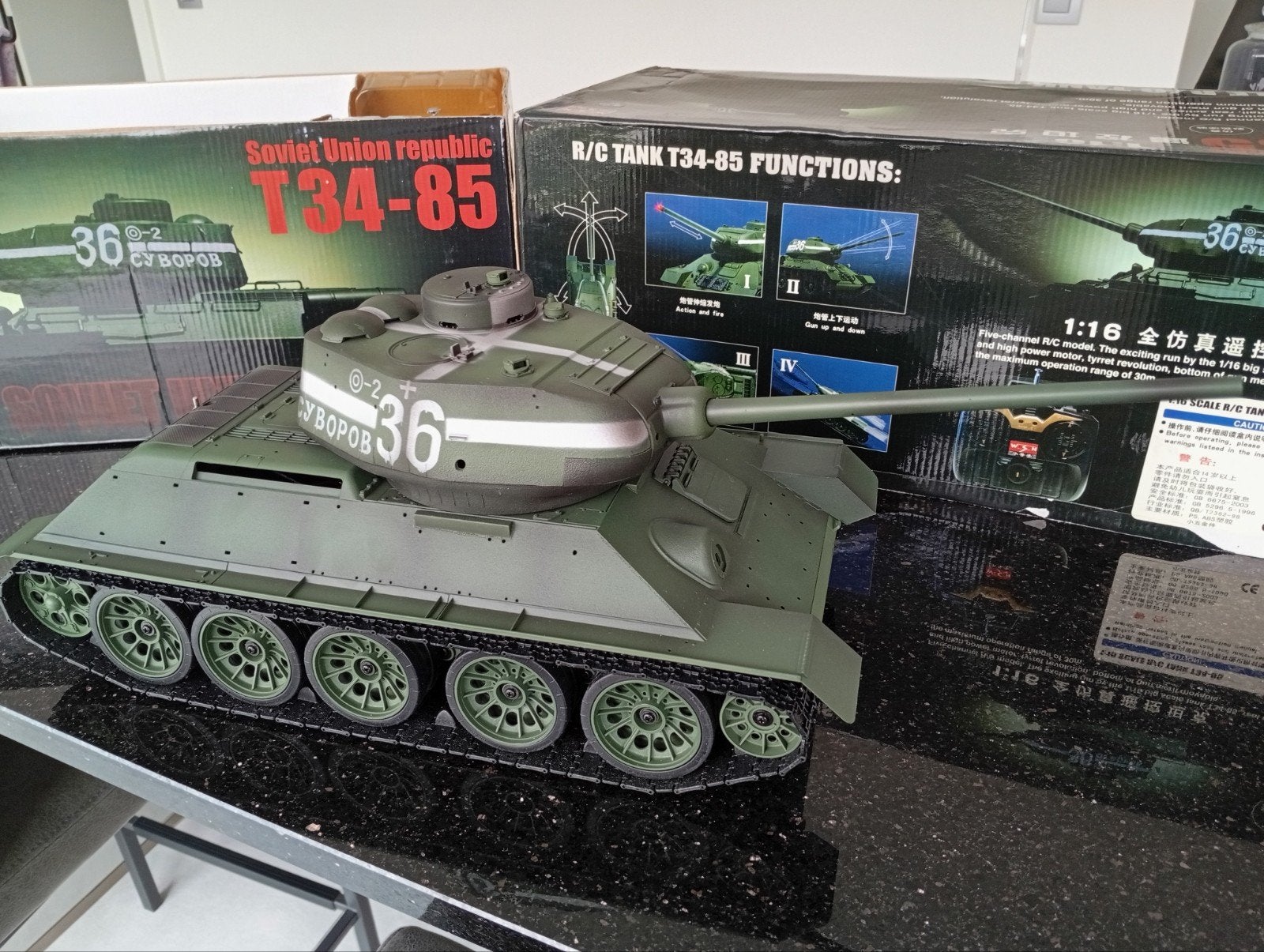 Char RC T34/85 WSN/Torro 1/16, Enlèvement ou Envoi, Neuf