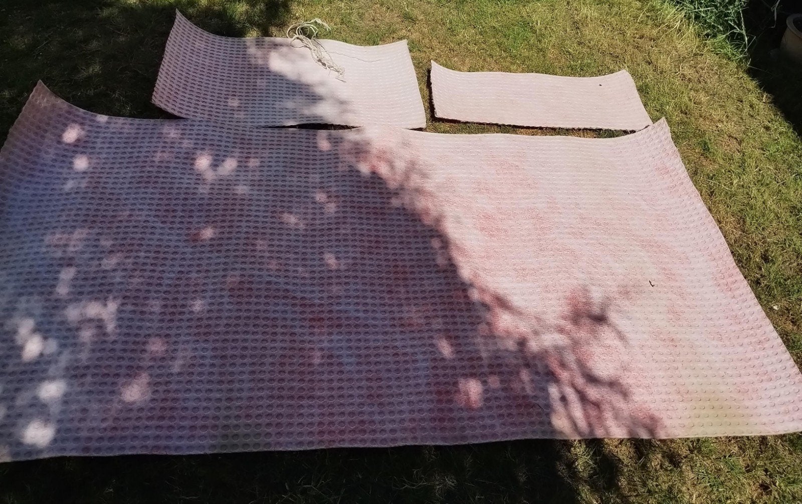 watervaste Kerdi doek, Ophalen