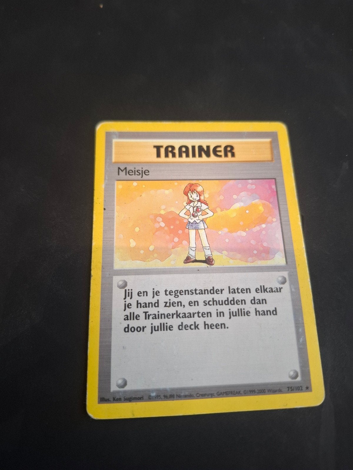 Kit de base Pokémon Trainer Card Girl 75/102, Enlèvement ou Envoi