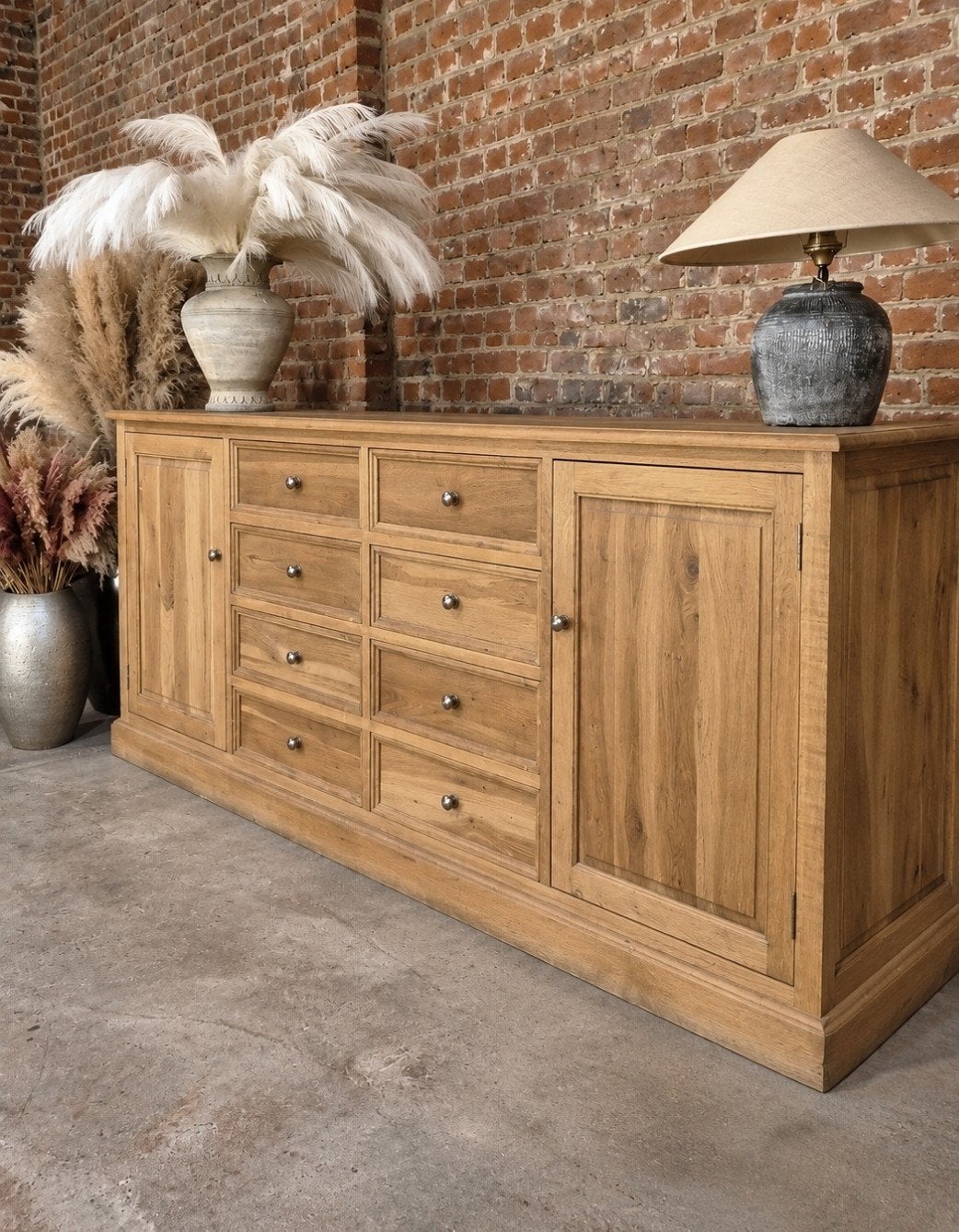 eiken dressoir ART:210/26, Huis en Inrichting, Ophalen, Gebruikt, ., Eikenhout