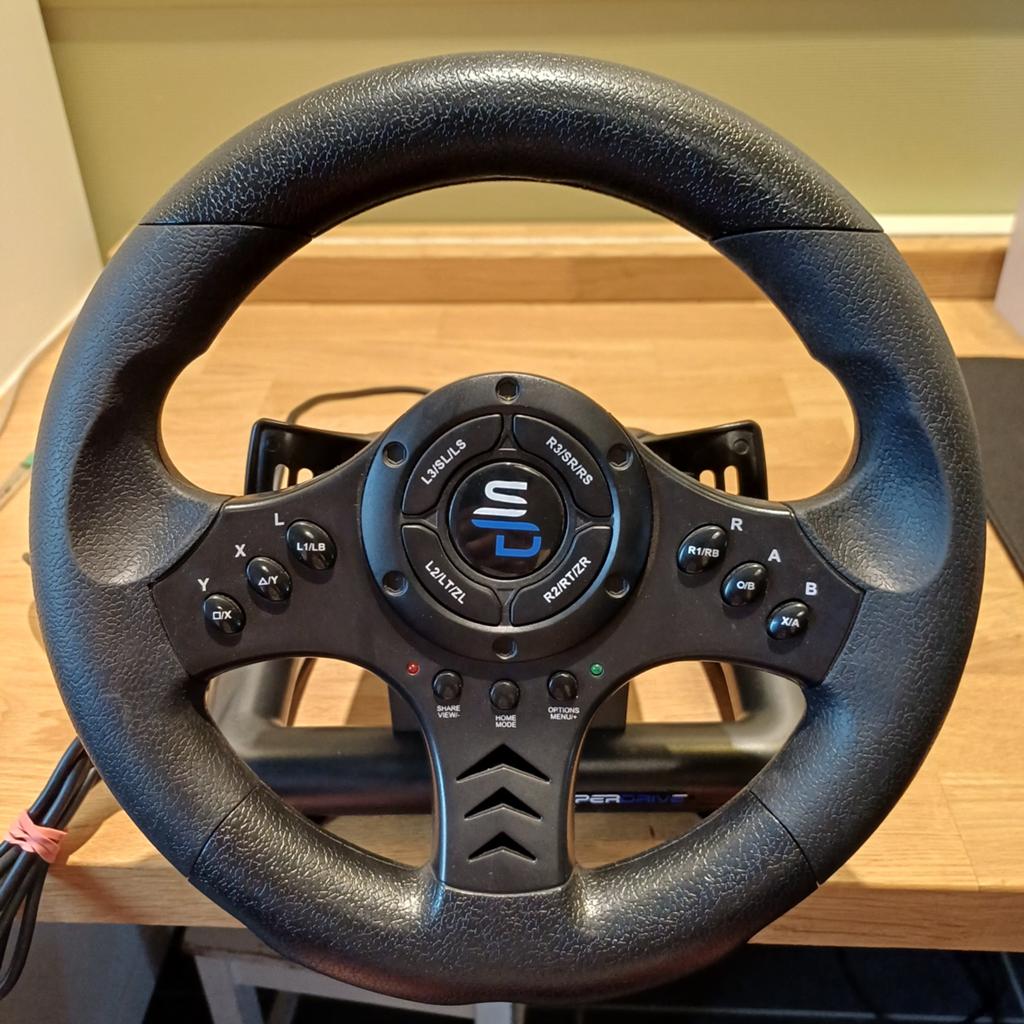 Racestuur met Pedalen - Superdrive SV450 (Multiplatform), Ophalen, Zo goed als nieuw, Stuur of Pedalen