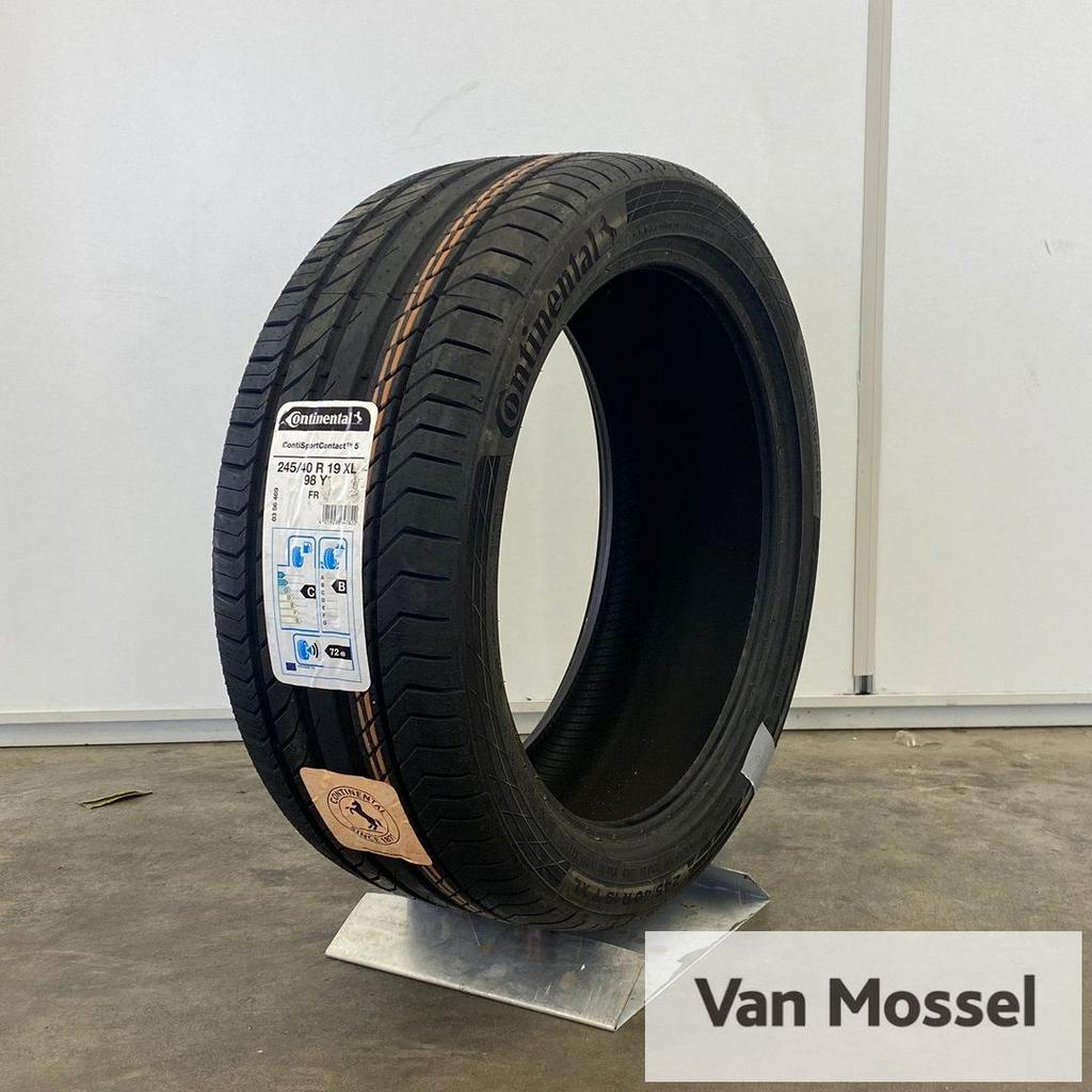 Continental ContiSportContact 5 245/40/R19 98Y XL, 245 mm, Véhicule de tourisme, Pneus été, -