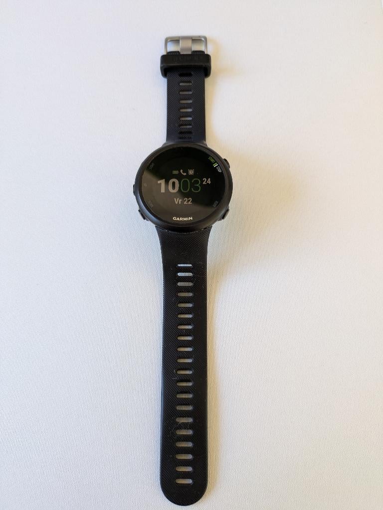 Garmin Forerunner 45, Handtassen en Accessoires, Sporthorloges, Ophalen, Zwart, Garmin, Zo goed als nieuw
