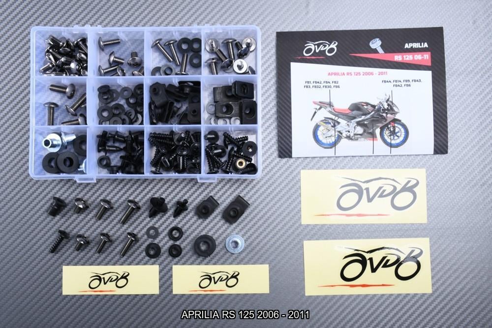 Kit visserie spécifique pour APRILIA RS 125 RS4 50 2006 2011, Motos, Enlèvement ou Envoi, Neuf