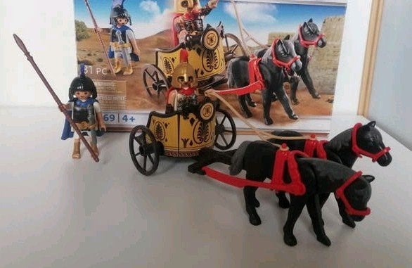 Playmobil History 70469 – Achille et Patrocle avec Char, Enlèvement